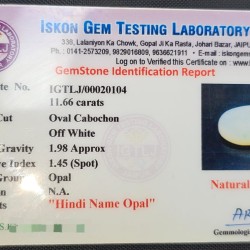 Fire Opal – Certified Natural Gemstone for Venus 